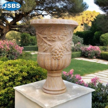 Acanthus Leaf Marble Planter, Acanthus Leaf Marble Planter